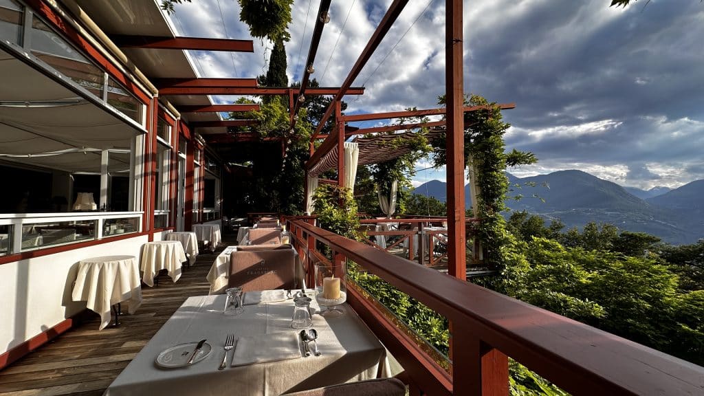 Castel Fragsburg Restaurant Orangerie Terrasse