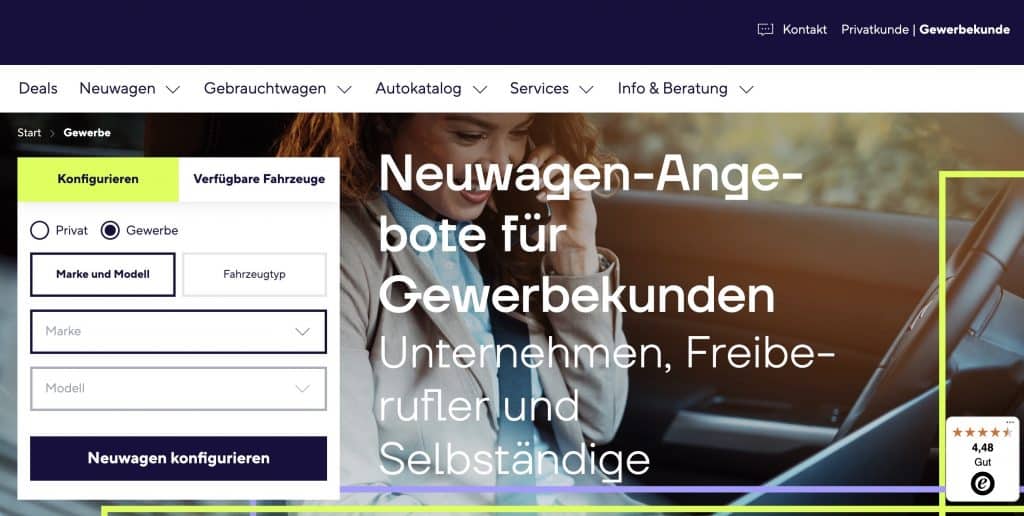 Fahrzeuge Koennen Gewerblich Oder Privat Geleast Werden