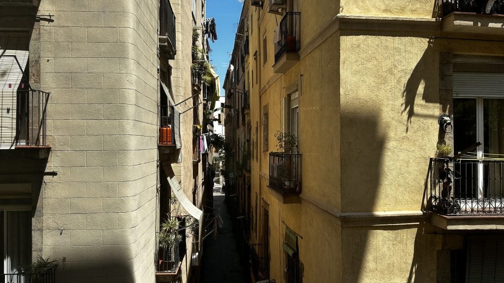Grand Hotel Central Barcelona Ausblick Hotel Liegt Mittendrin