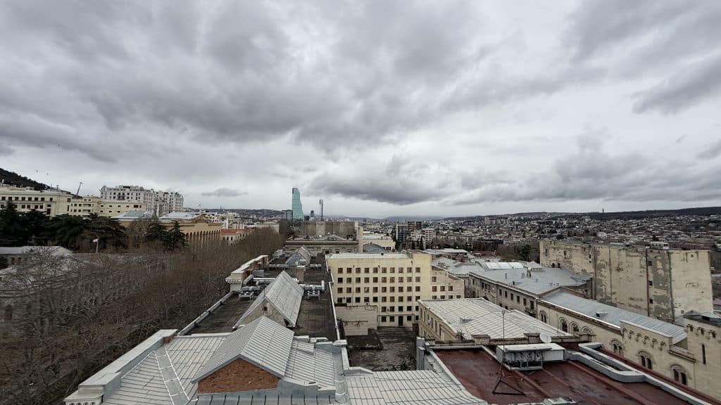 Paragraph Freedom Square Tiflis Club Lounge Ausblick