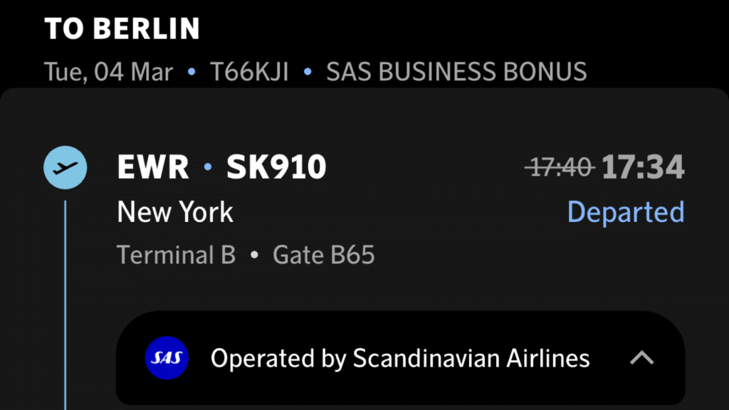 Sas Business Class Airbus A330 App