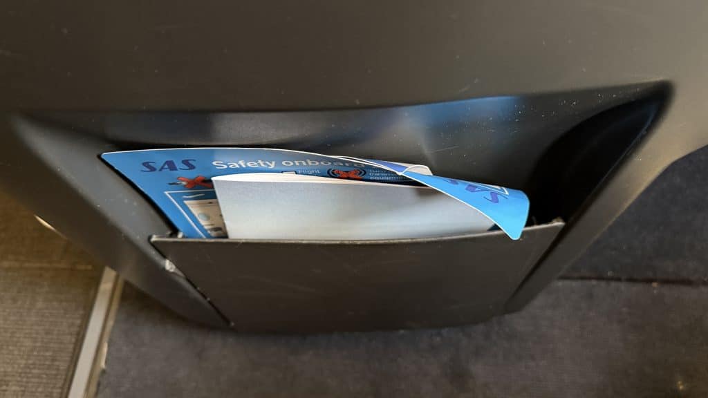 Sas Business Class Airbus A330 Magazintasche