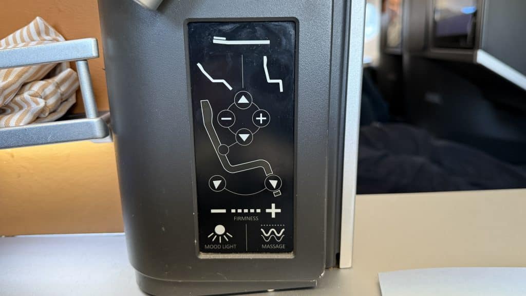 Sas Business Class Airbus A330 Sitzsteuerung