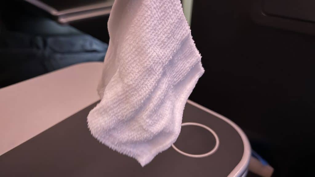 Sas Business Class Airbus A330 Warmes Tuch