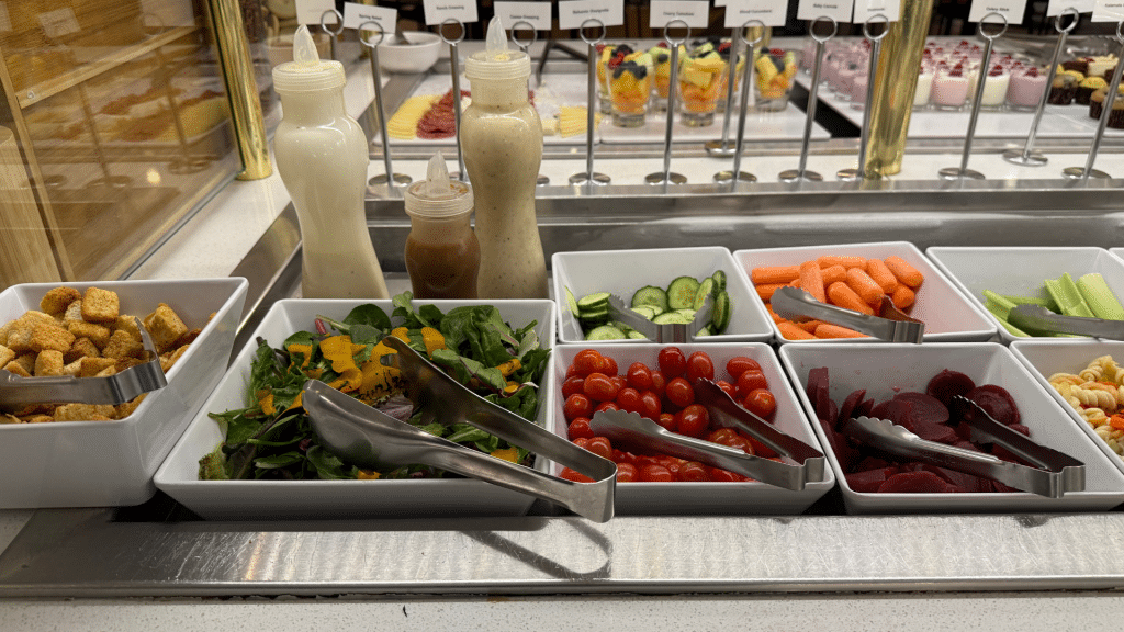 Sas Lounge Newark Salatbuffet