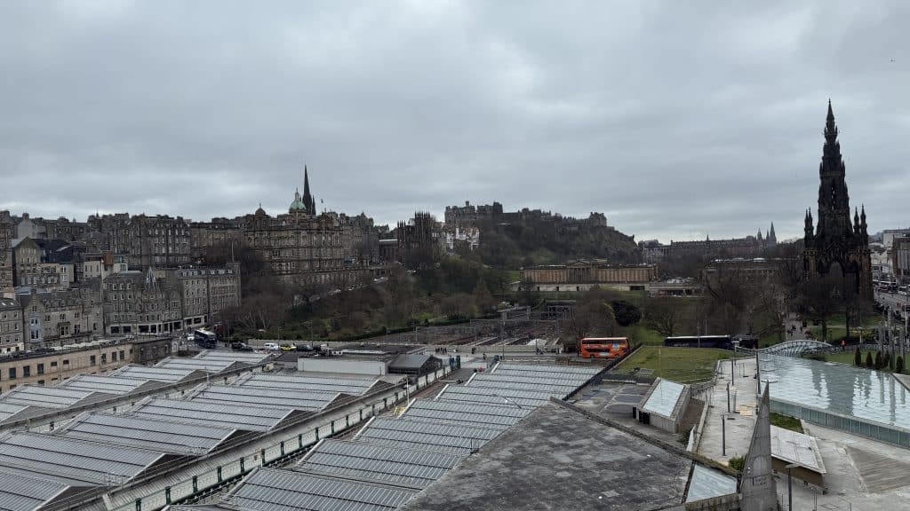 The Balmoral Edinburgh Blick Auf Die Stadt