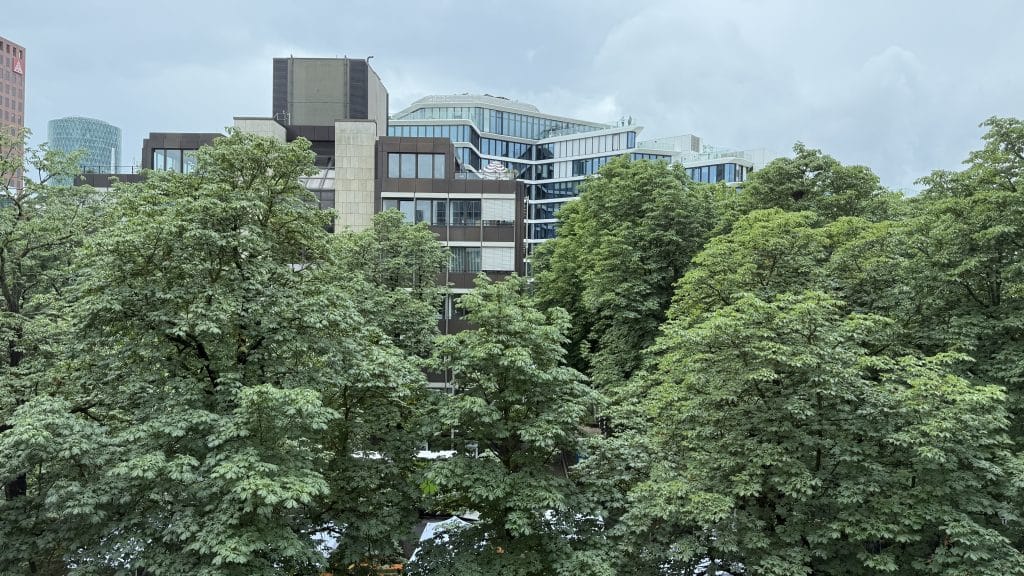 Le Meridien Frankfurt Ausblick