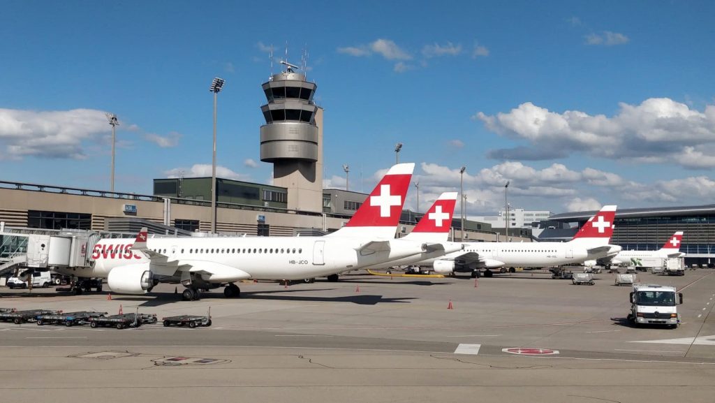 Swiss Flugzeuge Zurich Flughafen (1)