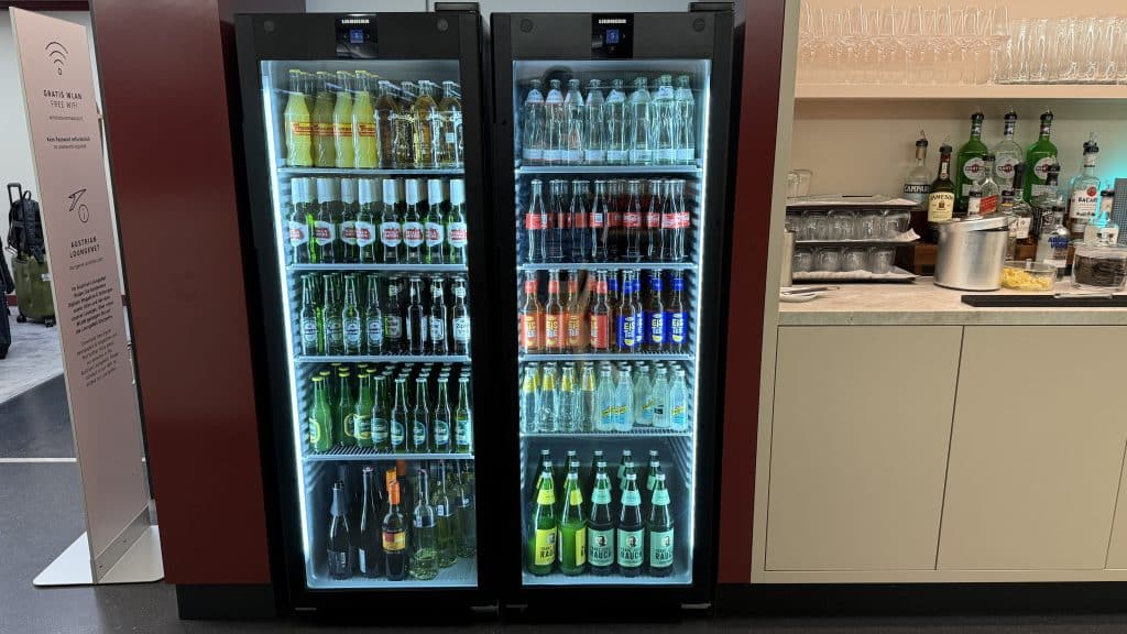 Austrian Lounge Wien Non Schengen Getraenke