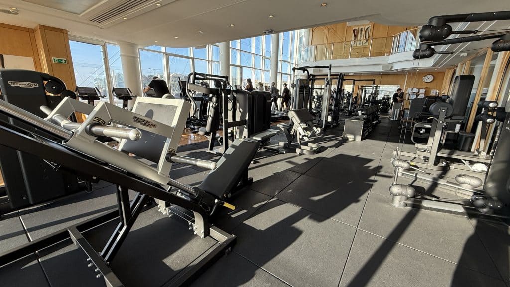 Hotel Hermitage Monte Carlo Fitnessraum