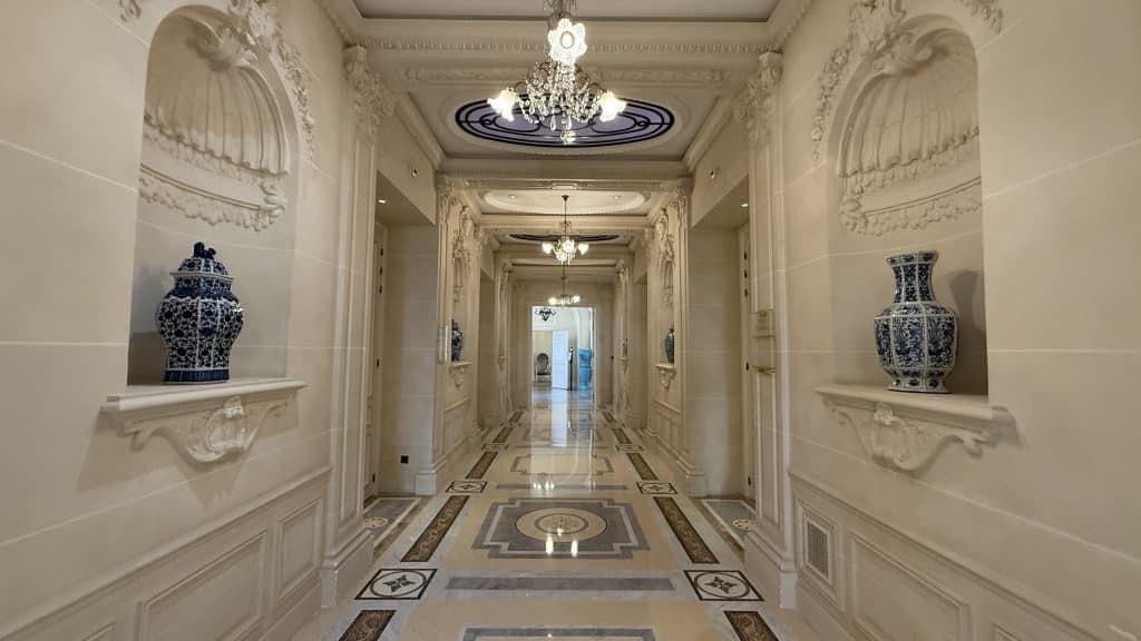 Hotel Hermitage Monte Carlo Imposanter Gang