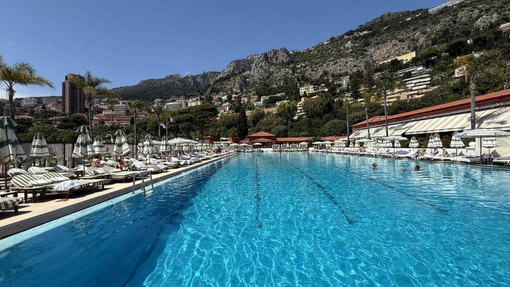 Hotel Hermitage Monte Carlo Olympischer Pool