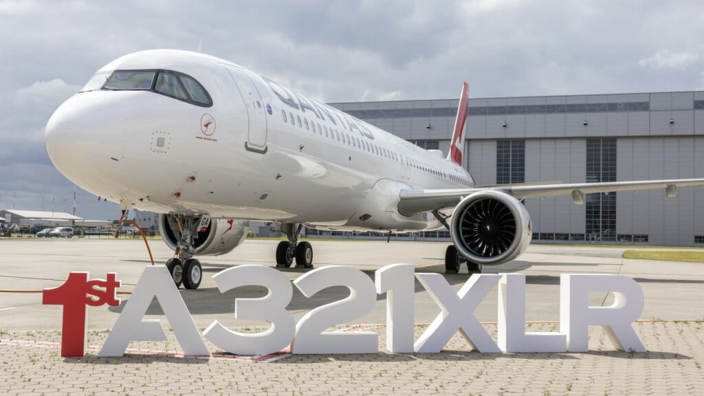 Erster Airbus A321XLR für Qantas