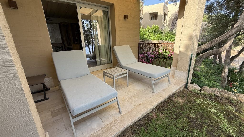 7pines Resort Sardinia Zweite Terrasse