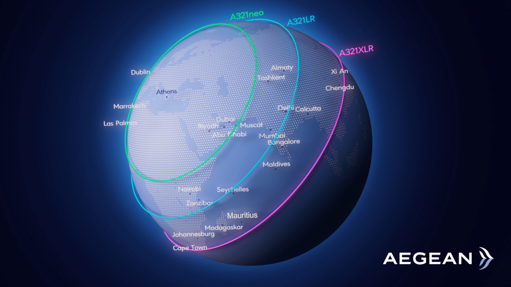 Aegean Langstrecke A321