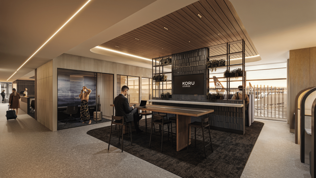 Air New Zealand Koru Lounge Auckland Business