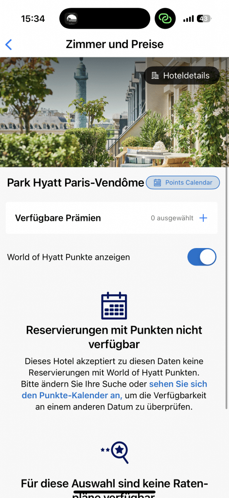 Hyatt Award Kalender 2