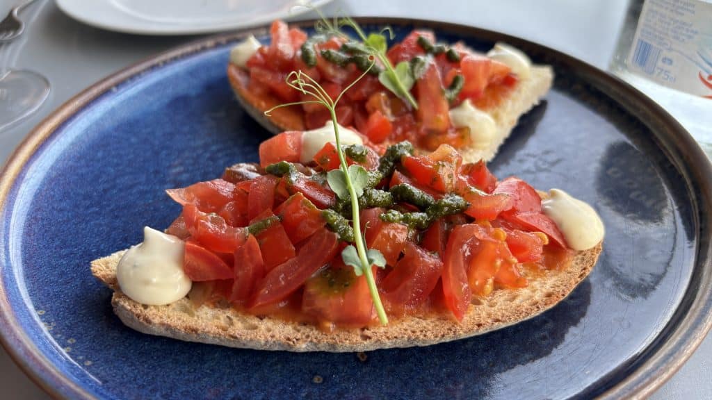 InterContinental Cascais Bruschetta