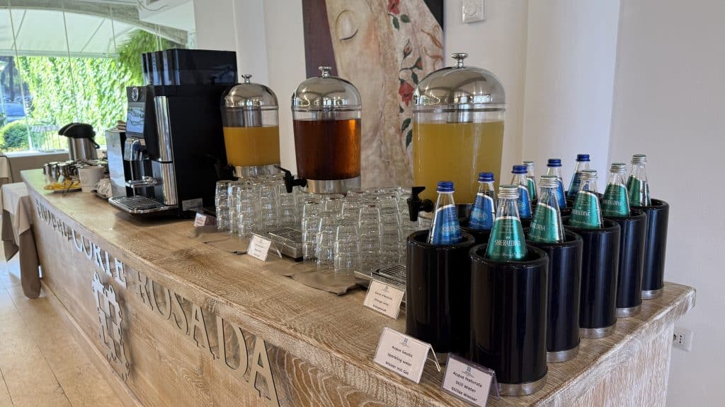 Hotel Corte Rosada Alghero Getraenke