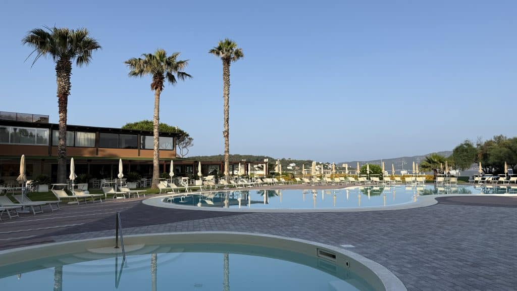 Hotel Corte Rosada Alghero Poolbereich