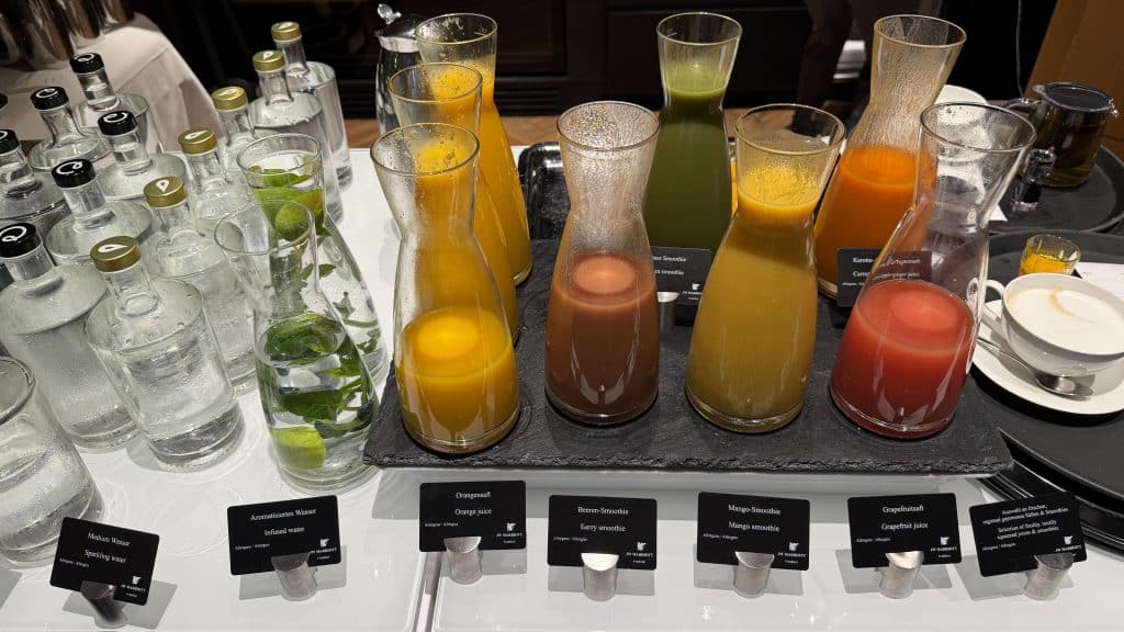 Jw Marriott Frankfurt Frisch Gepresste Saefte