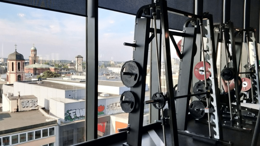 Jw Marriott Frankfurt Mit Blick Auf Die Stadt