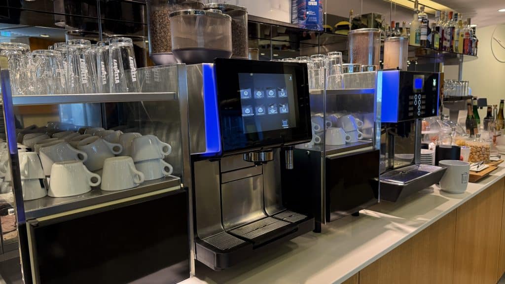 Lufthansa Senator Lounge Frankfurt B Kaffeemaschine Wmf