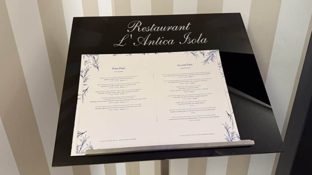 Ma Ma Grand Hotel Resort La Maddalena Karte Lantica Isola