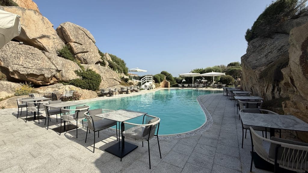 Ma Ma Grand Hotel Resort La Maddalena Terrasse Am Pool