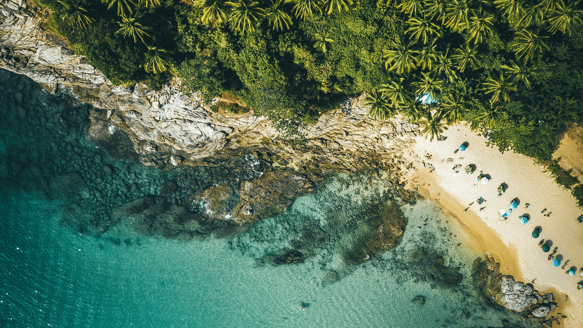 Phuket Strand Von Oben