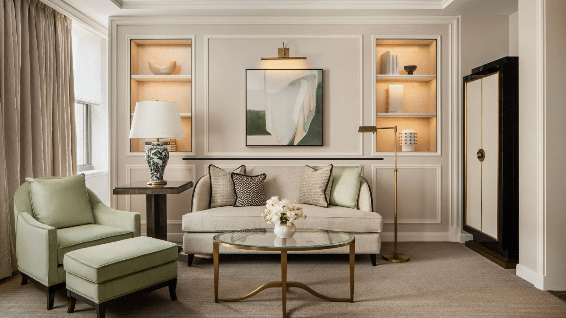 Waldorf Astoria New York Junior Suite Wohnzimmer