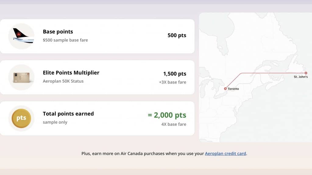 Air Canada Aeroplan Neu