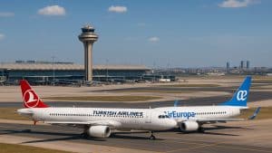 Air Europa Und Turkish Airlines KI Bild