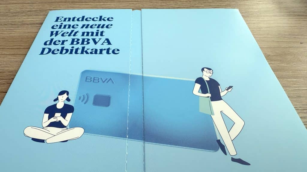 BBVA Debitkarte Verpackung 2