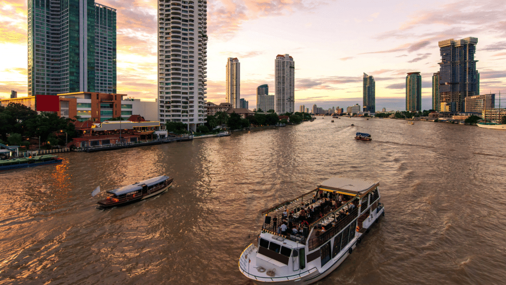 Bangkok Chao Praya Fluss