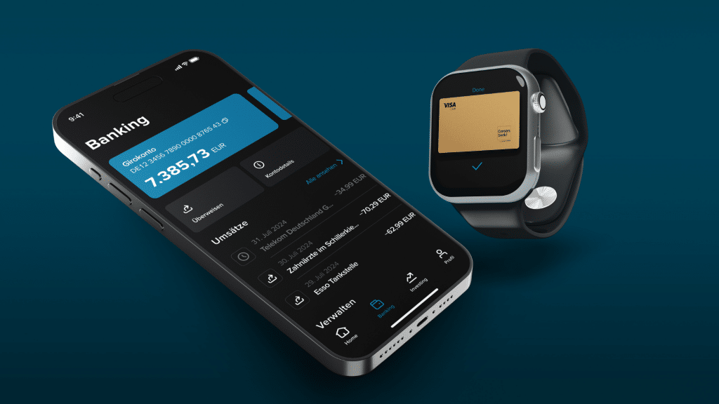 Consorsbank App auf dem Smartphone