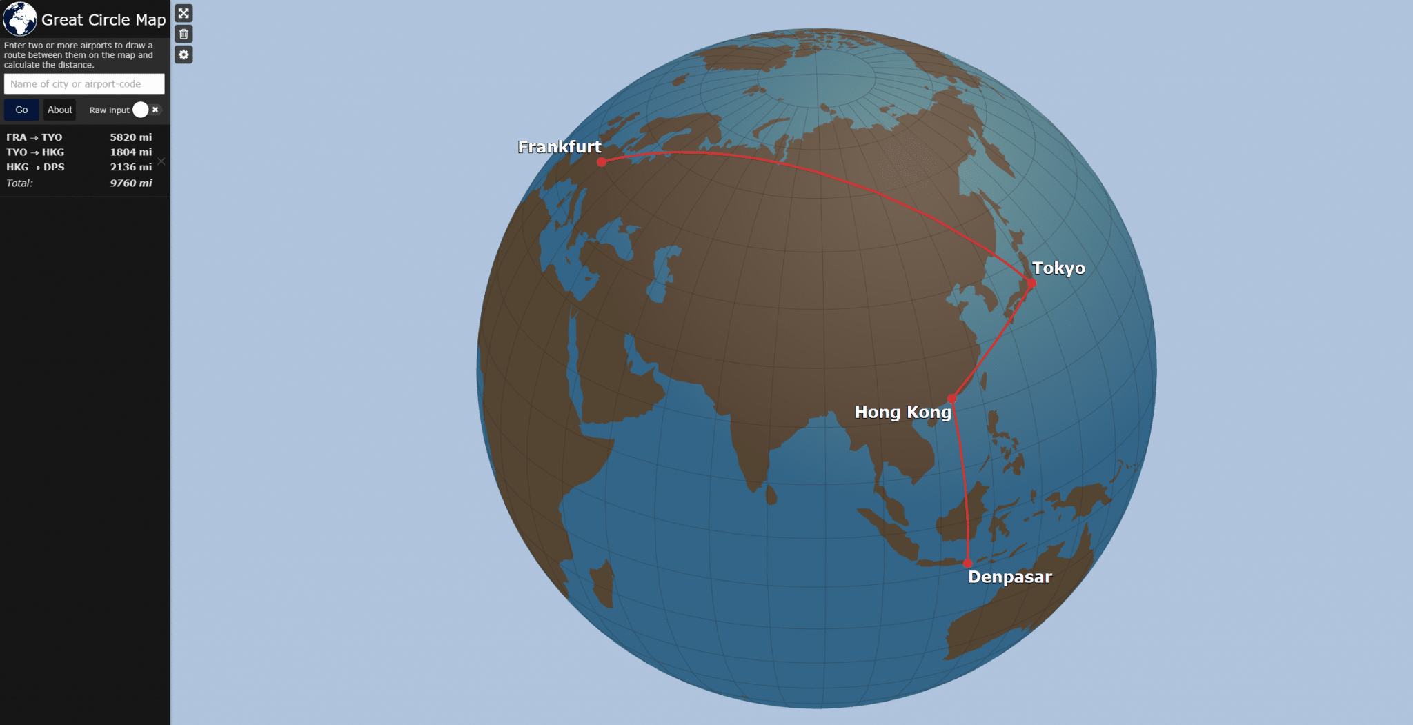 GCMap Cathay Multi Carrier Award