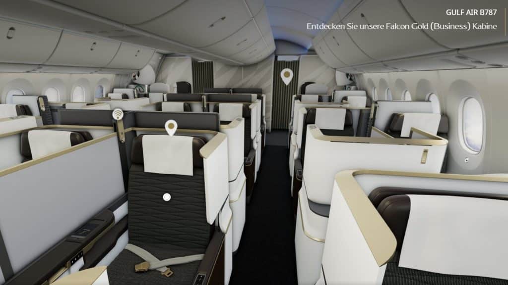 Gulf Air 787 Kabine