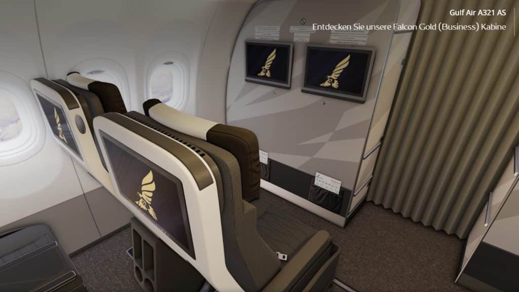 Gulf Air A321neo HD AS Kabine