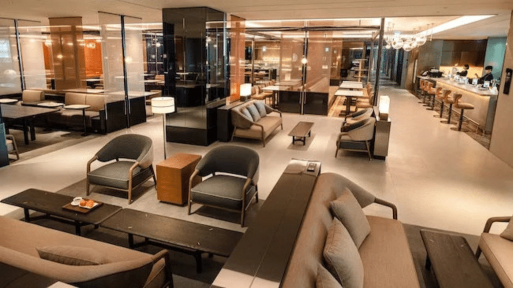 Korean Air Miller Club Lounge Interior Seoul Incheon Airport