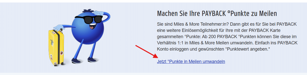 PAYBACK Punkte Zu Meilen