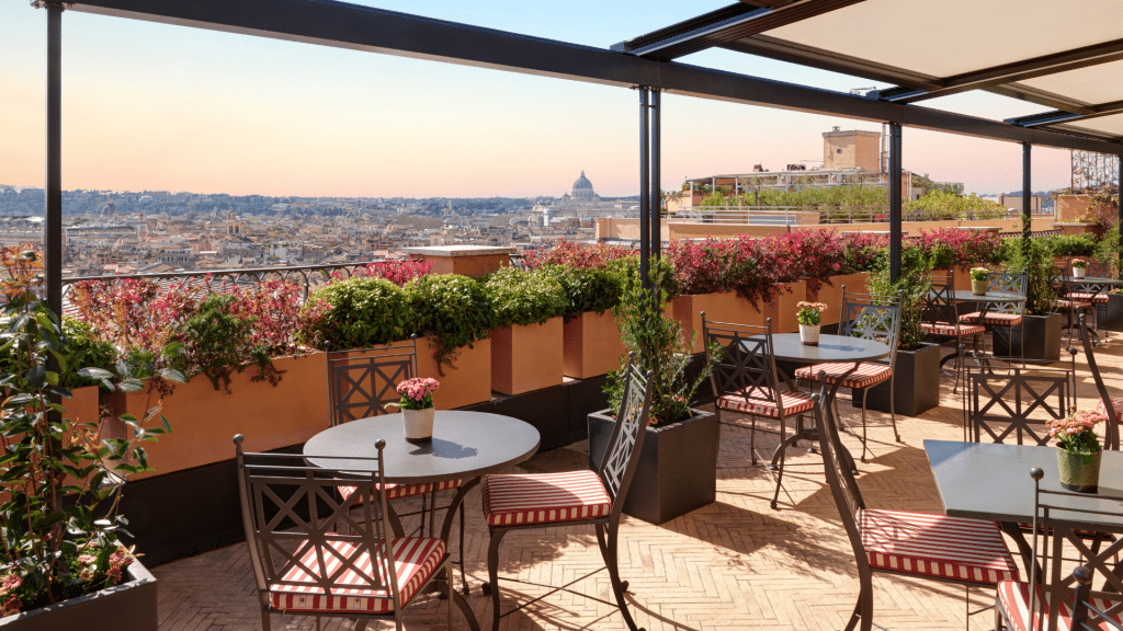 Rocco Forte Hotel De La Ville Rom Cielo Rooftop Bar