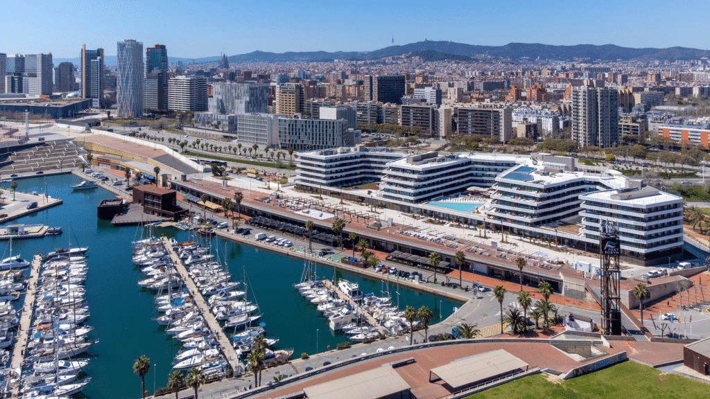SLS Barcelona Ansicht Marina