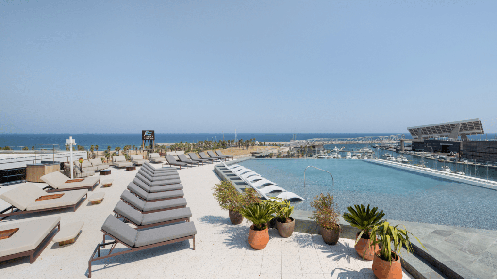 SLS Barcelona Rooftop Pool