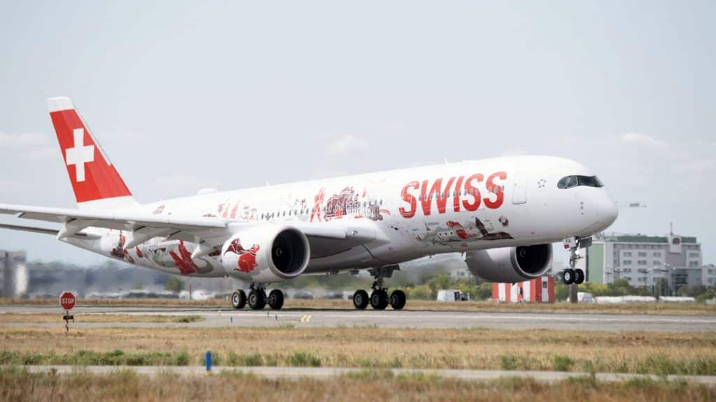 SWISS A350 1