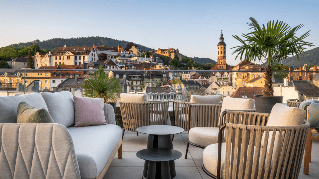Steigenberger Europaeischer Hof Baden Baden Rooftop Terrasse Aussicht