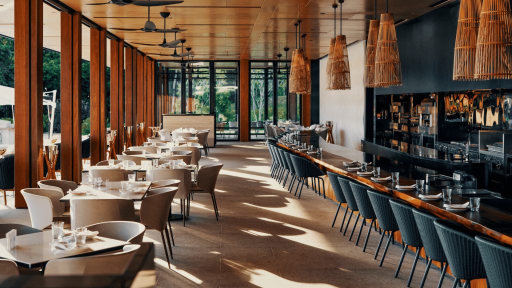 The Sireya Desaru Coast Mandarin Oriental Ember Beach Club Restaurant