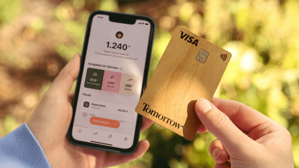 Tomorrow Bank Karte Und App