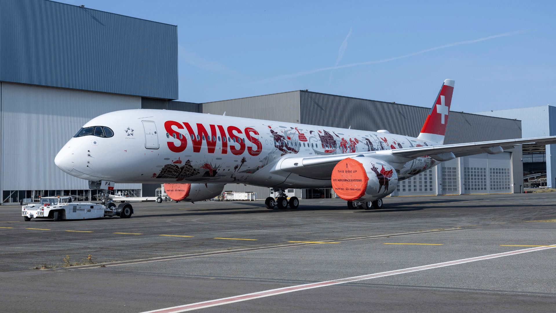 Swiss Airbus A350 Lausanne