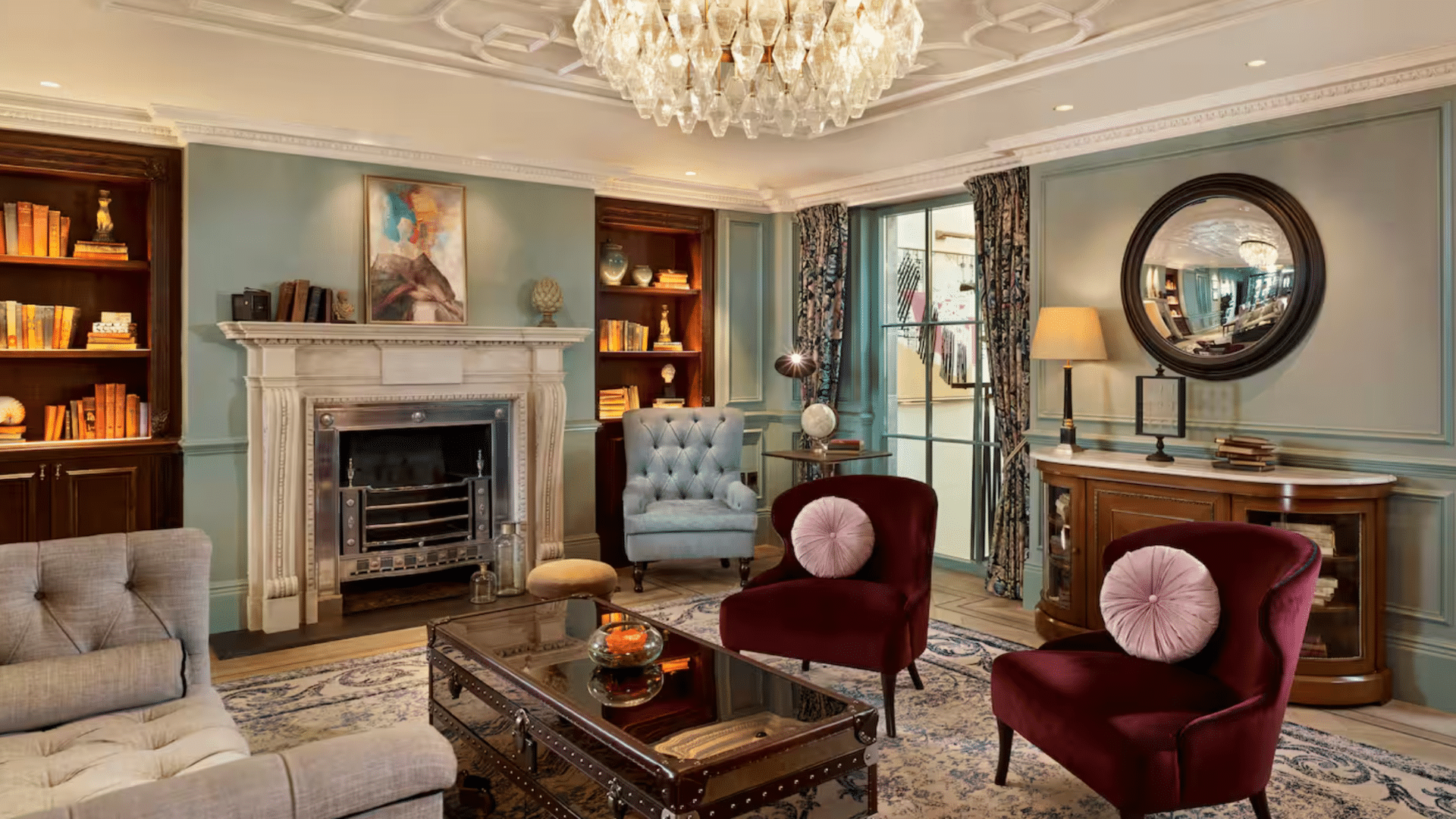 100 Queens Gate Hotel London Bibliothek